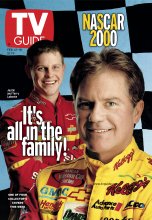 TV Guide cover - Justin Labonte, Terry Labonte - February 12, 2000