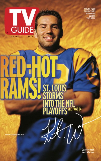TV Guide cover - Kurt Warner - January 1, 2000