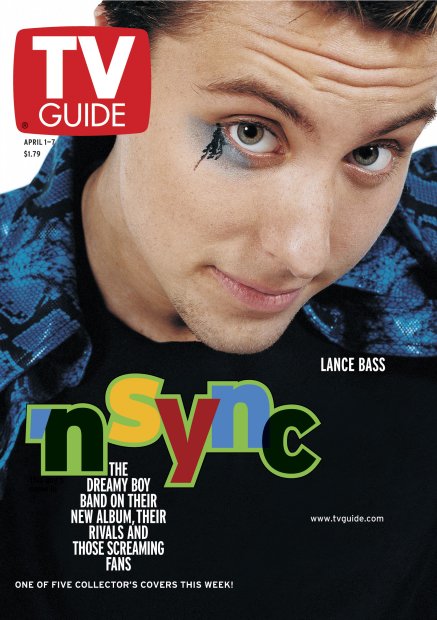 TV Guide cover - Lance Bass - April 1, 2000