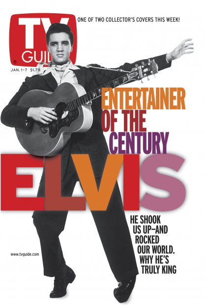 TV Guide cover - Elvis Presley - January 1, 2000