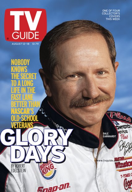 TV Guide cover - Dale Earnhardt - August 12, 2000
