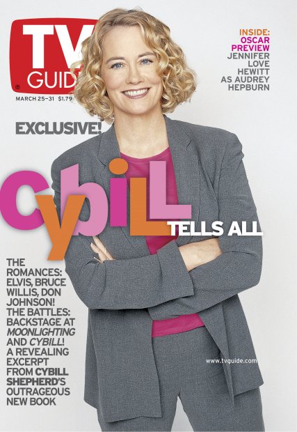 TV Guide cover - Cybill Shepherd - March 25, 2000