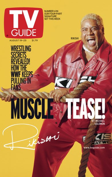 TV Guide cover - Rikishi - August 19, 2000