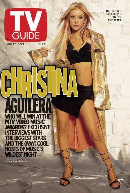 TV Guide cover - Christina Aguilera - August 26, 2000