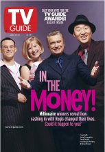 TV Guide cover - John Carpenter, Jane Oviatt, Regis Philbin, Andres Rivera - January 15, 2000