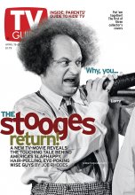 TV Guide cover - Larry Fine - April 15, 2000