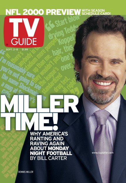 TV Guide cover - Dennis Miller - September 2, 2000