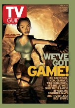 TV Guide cover - Lara Croft - December 9, 2000