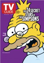 TV Guide cover - Grampa Abe Simpson - October 21, 2000