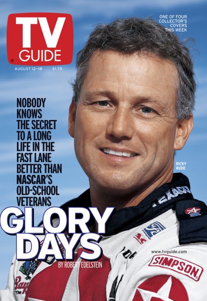 TV Guide cover - Ricky Rudd - August 12, 2000