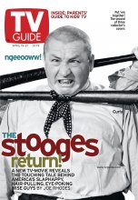 TV Guide cover - Curly Howard - April 15, 2000