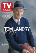 TV Guide cover - Tom Landry - February 26, 2000