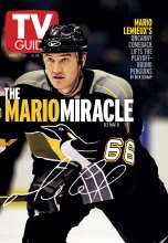 TV Guide cover - Mario Lemieux - April 7, 2001