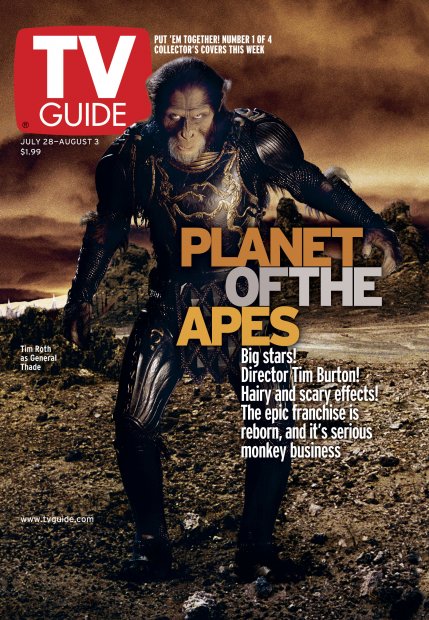 TV Guide cover - Tim Roth - July 28, 2001