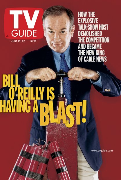 TV Guide cover - Bill O'Reilly - June 16, 2001
