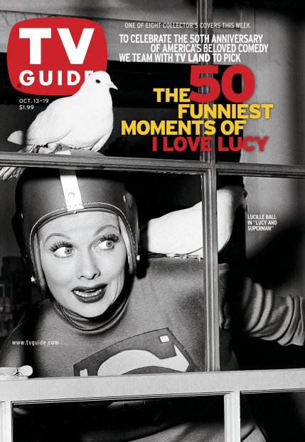 TV Guide cover - Lucille Ball - October 13, 2001