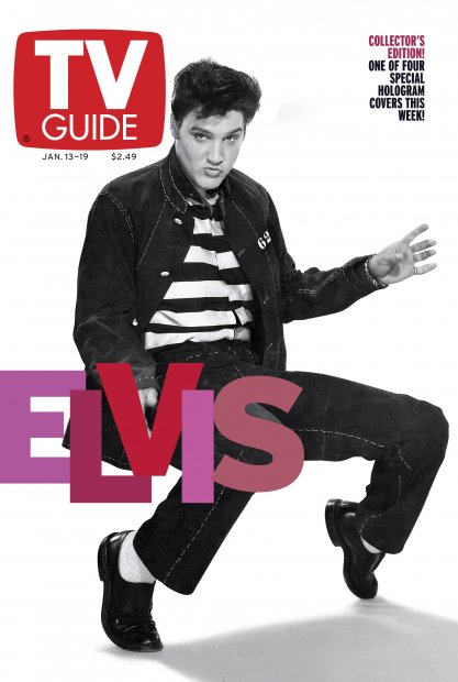 TV Guide cover - Elvis Presley - January 13, 2001