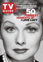 TV Guide cover - Lucille Ball - October 13, 2001