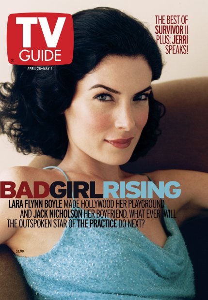 TV Guide cover - Lara Flynn Boyle - April 28, 2001
