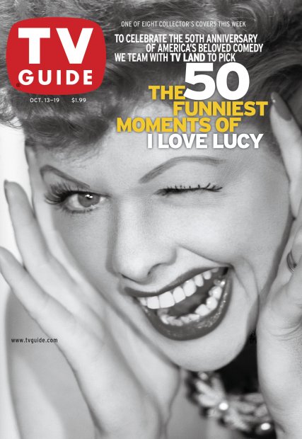 TV Guide cover - Lucille Ball - October 13, 2001