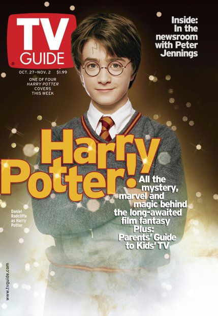 TV Guide cover - Daniel Radcliffe - October 27, 2001