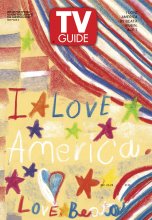 TV Guide cover - Celebrate The American Spirit "I Love America" - December 22, 2001