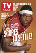 TV Guide cover - Lavar Arrington - September 1, 2001