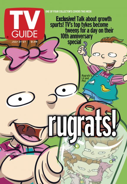 TV Guide cover - Lil, Phil - July 21, 2001