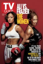 TV Guide cover - Laila Ali, Jacquelyn Frazier-Lyde - June 2, 2001