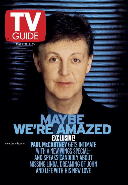 TV Guide cover - Paul McCartney - May 5, 2001