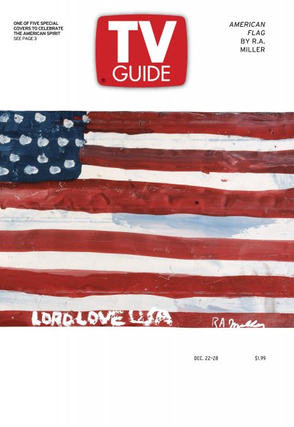TV Guide cover - Celebrate The American Spirit "American Flag" - December 22, 2001