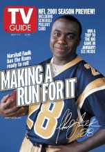 TV Guide cover - Marshall Faulk - September 1, 2001