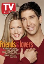 TV Guide cover - Jennifer Aniston, David Schwimmer - November 17, 2001
