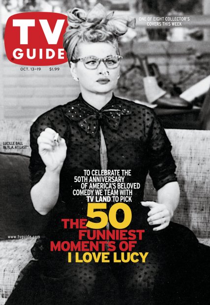 TV Guide cover - Lucille Ball - October 13, 2001