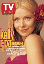 TV Guide cover - Kelly Ripa - August 18, 2001