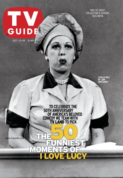 TV Guide cover - Lucille Ball - October 13, 2001