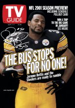 TV Guide cover - Jerome Bettis - September 1, 2001