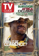 TV Guide cover - Clarence Black - October 6, 2001