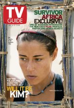 TV Guide cover - Kim Powers - October 6, 2001