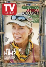 TV Guide cover - Kim Johnson - October 6, 2001