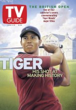 TV Guide cover - Tiger Woods - June 9, 2001