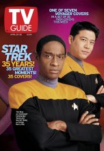 TV Guide cover - Tim Russ, Garrett Wang - April 20, 2002