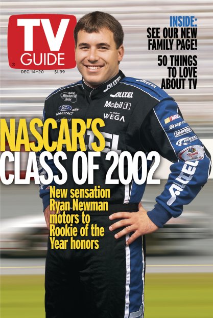 TV Guide cover - Ryan Newman - December 14, 2002