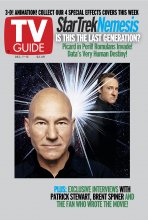 TV Guide cover - Brent Spiner, Patrick Stewart - December 7, 2002