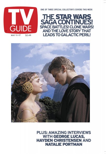 TV Guide cover - Hayden Christensen, Natalie Portman - May 11, 2002