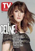 TV Guide cover - Celine Dion - March 30, 2002