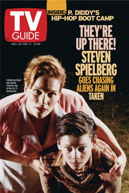 TV Guide cover - Catherine Dent, Anton Yelchin - November 30, 2002