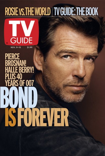 TV Guide cover - Pierce Brosnan - November 9, 2002