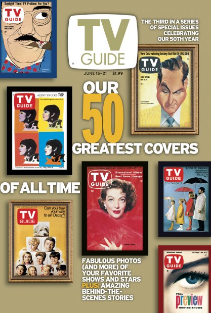 TV Guide cover - Polly Bergen, Sebastian Cabot, Sid Caesar, Ann B. Davis, Barbara Feldon, Kathy Garver, Florence Henderson, Anissa Jones, Christopher Knight, Mike Lookinland, Groucho Marx, Maureen McCormick, Susan Olsen, Eve Plumb, Robert Reed, Johnnie Whitaker, Barry Williams, Loretta Young - June 15, 2002