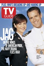TV Guide cover - Catherine Bell, David James Elliott - July 6, 2002